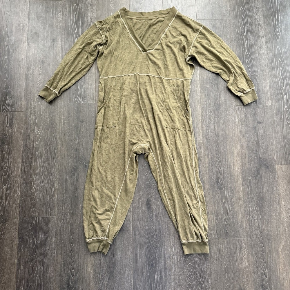 Natural Life Johnnie Cotton Oversized Jumpsuit M Athleisure Outdoors‎ Lagenlook